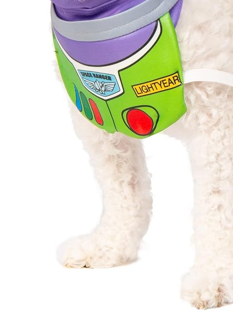 Foto 2 de 4 de Rubie's Disney: Toy Story Accesorio de Disfraz para Mascotas, Buzz Lightyear, pequeño y Mediano