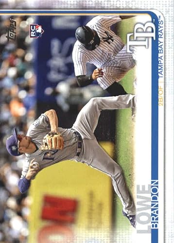 2019 Topps Baseball #114 Brandon Lowe RC Rookie Tampa Bay Rays