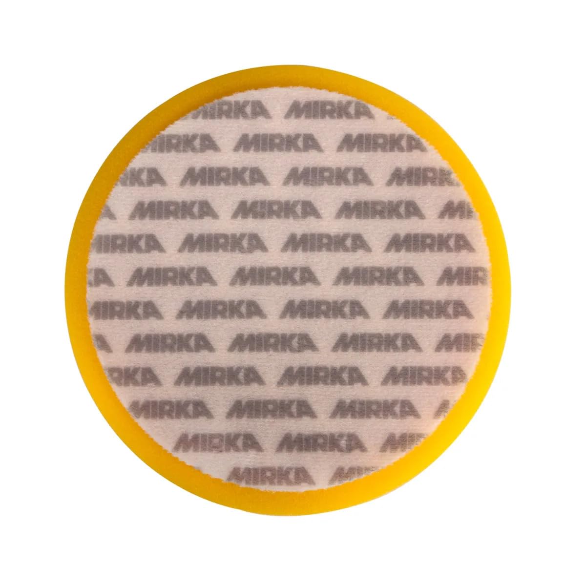 Mirka spugna per lucidare Ø180mm x 25mm / gialla ondulata/per lavori di finitura e lucidatura/per lucidanti Polarshine / 1 confezione