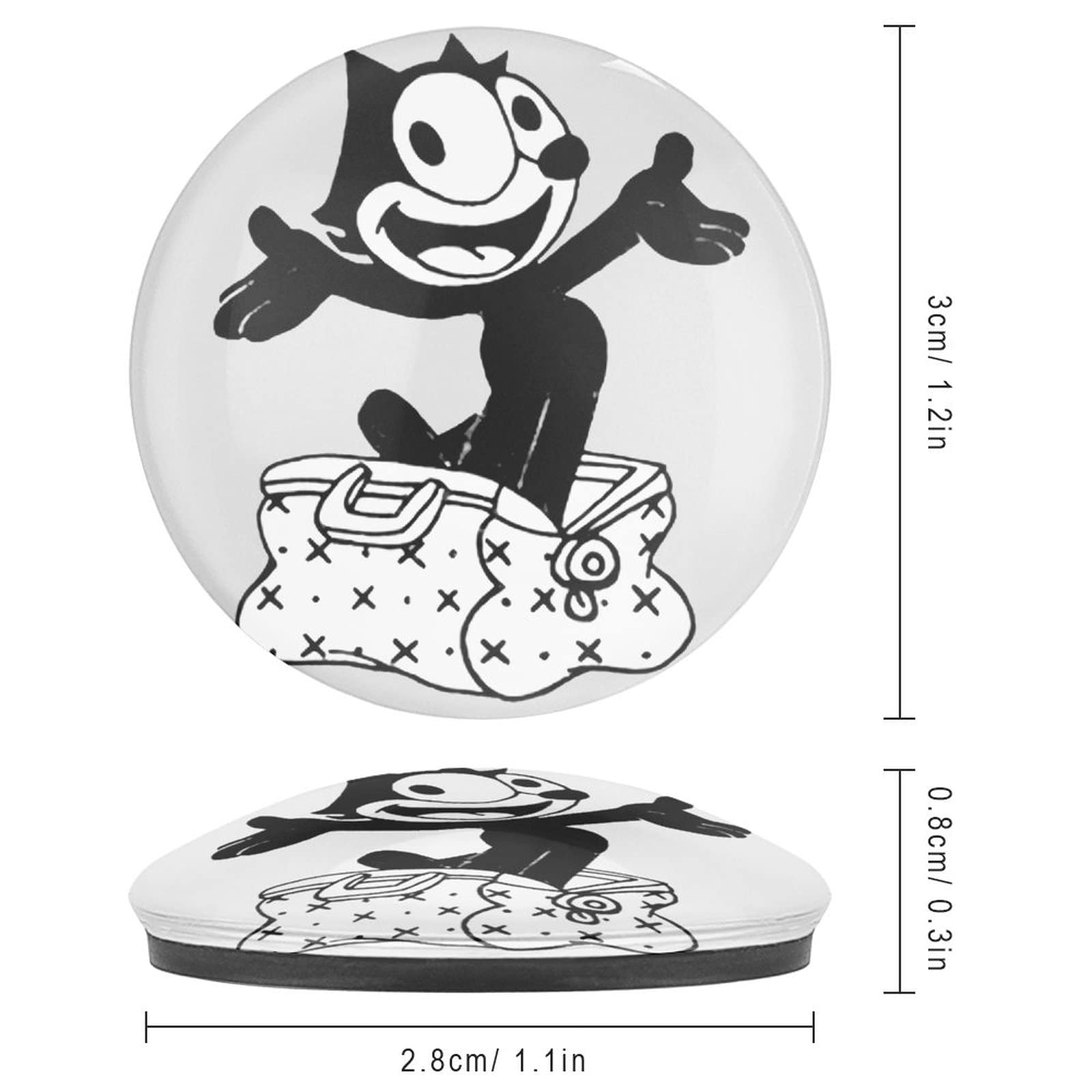 Amazon.co.jp: 【強力磁石】フィリックス・ザ・キャット 冷蔵庫