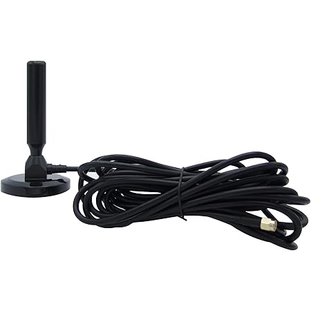 Amazon Doctoradio 小型ロッドアンテナ フルセグ ワンセグ テレビ 対応 Sma端子 無指向性 Tv アンテナ 360 電波受信可能 車載用 マグネット基台 5mケーブル ブースター無 品番v90 5 ワンセグ 地デジアンテナ 車 バイク