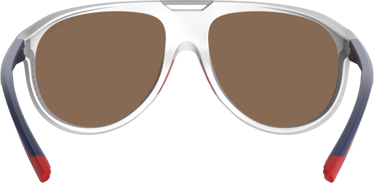 Bollé - EUPHORIA, White Blue Red Matte, Brown Blue, Medium, Sunglasses, Unisex, Adult