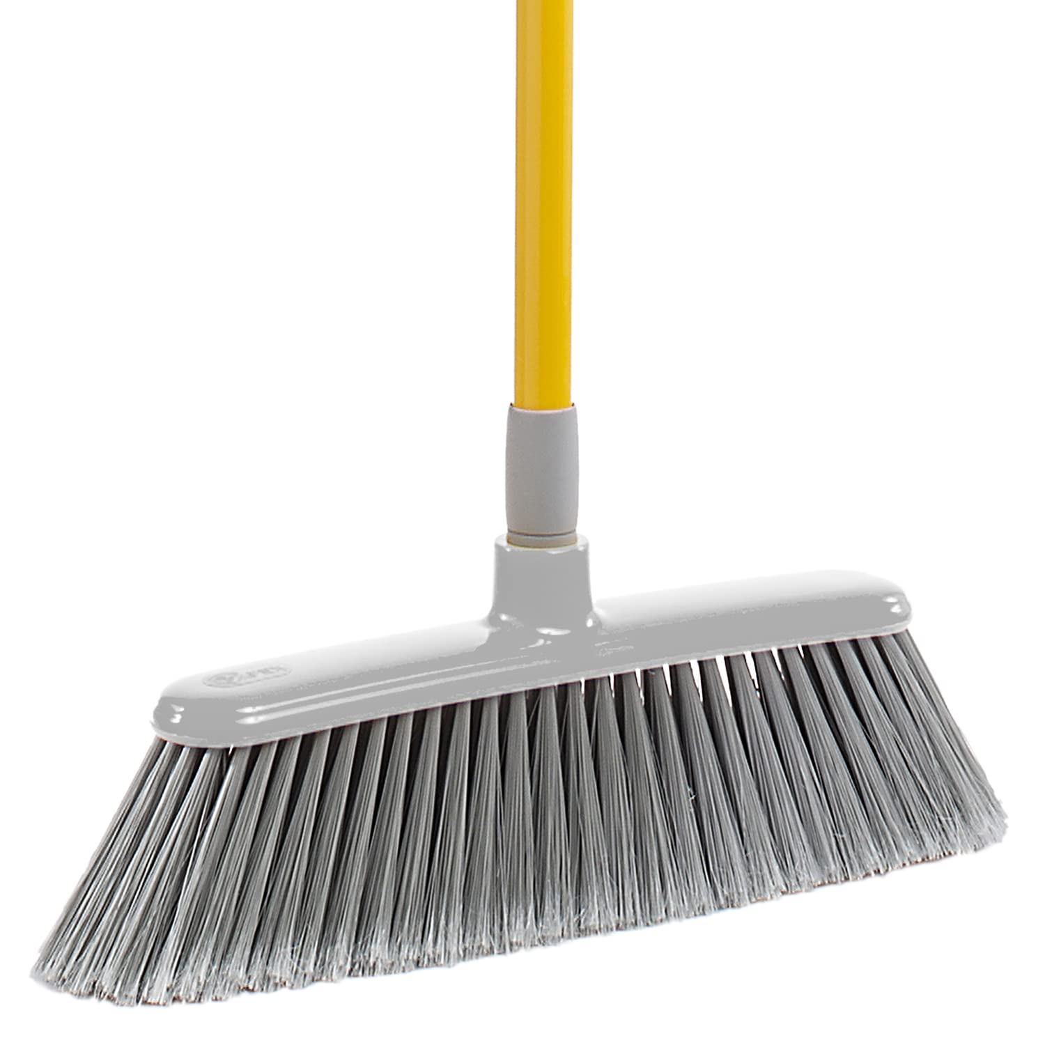 Apex Scopa per Interni con Manico Allungabile da 85 a 141 cm – Setole Morbide Antigraffio, Testa Larga 35 cm – Ideale per Pavimenti Delicati