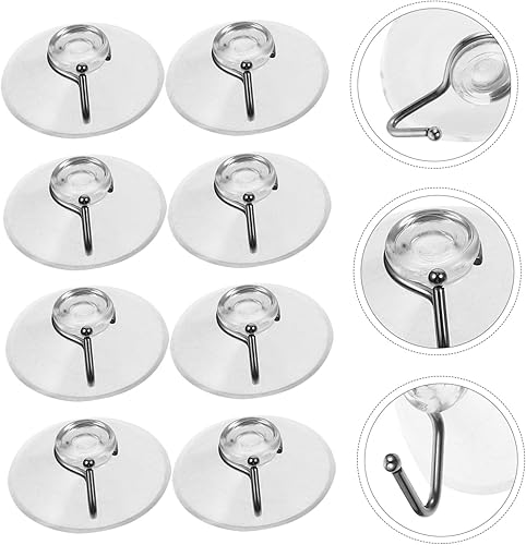 Miniatura 2 de MARMERDO Gancho de pared con ventosa para colgar en la pared, gancho para colgar al vacío, sin rastro, ganchos de ventosa para ducha, hogar, gancho