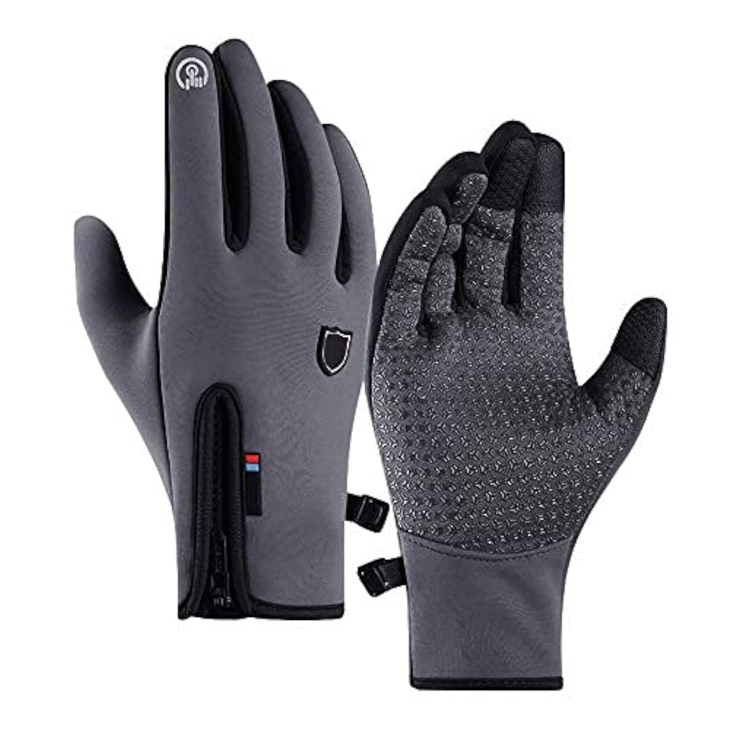 TINAYAUE Touchscreen Fleece Insulated Gloves Thermal Windproof Snowproof Warm Gloves Winter Sports Ski Snowboard Riding Motocycling Bike Mittens Hiking Camping Driving Gloves