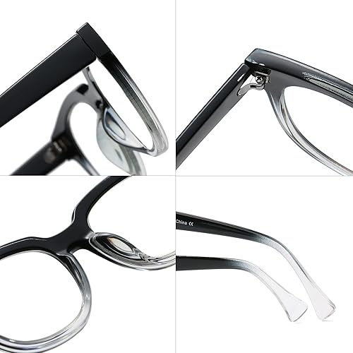 Miniatura 2 de Bevi Lentes de lectura elegantes con bloqueo de luz azul, lupas para hombres y mujeres