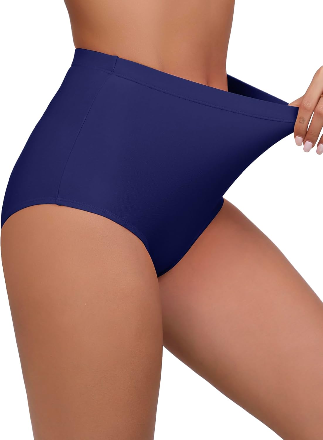 Bonneuitbebe Women Swim Bottoms High Waisted Bikini Bottom Full Coverage Swimsuit Bottoms Bathing Suit Bottom - Image 2