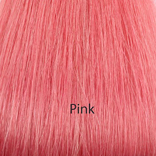 Vivid Hair 25 Strands Straight Pre Bonded U Nail Tip Fusion Remy Human Hair Extensions 22" Inches # Pink #TOP2
