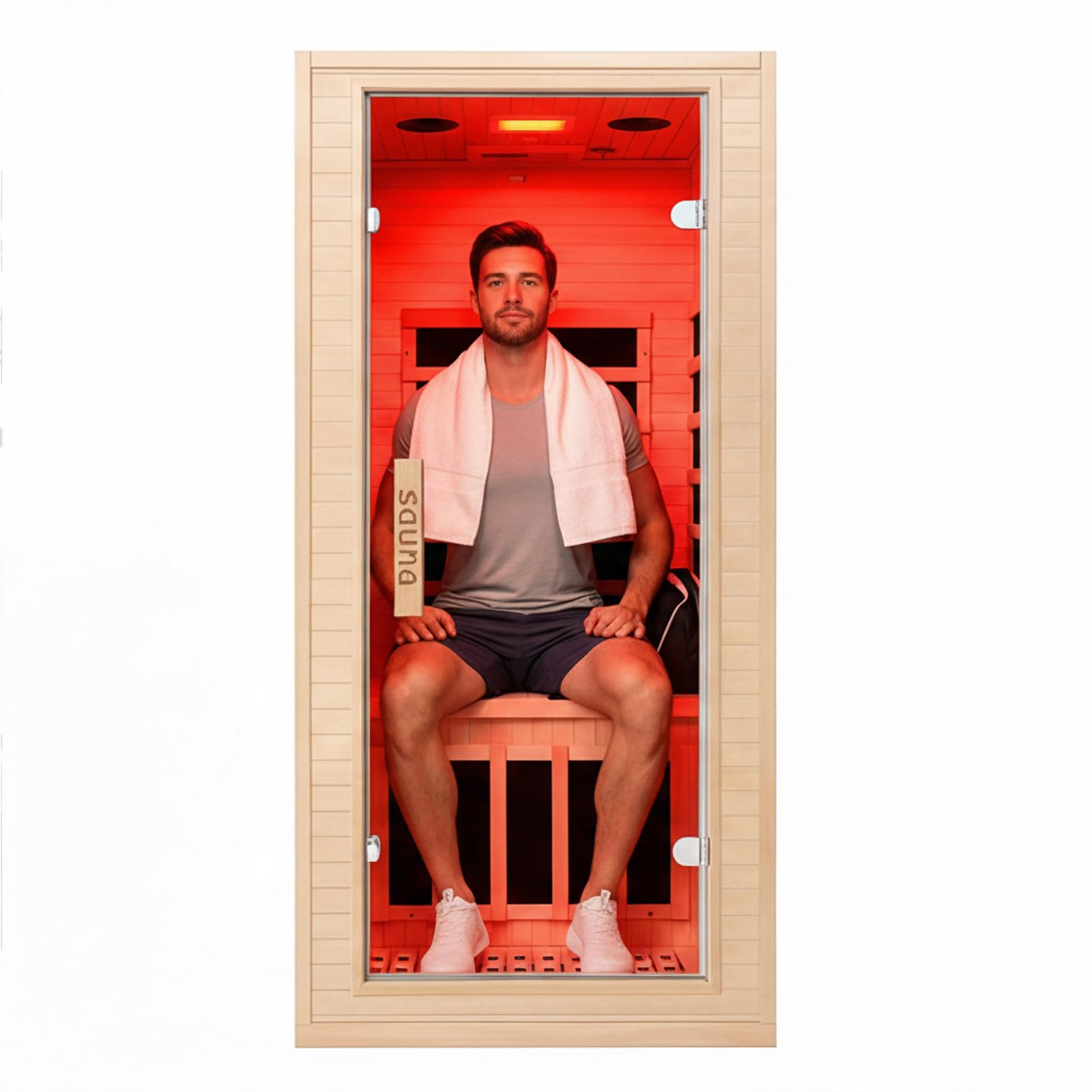 Homsido Home Sauna with Lights