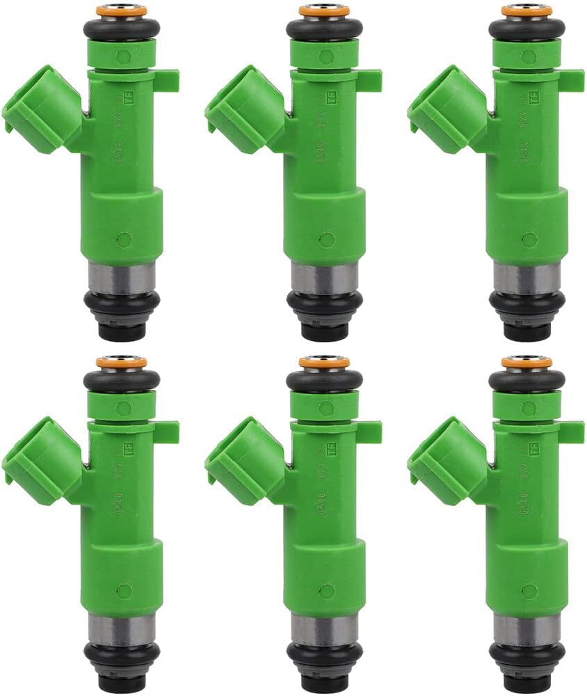 Fuel Injectors ECCPP 6 pcs 12 Holes Fuel Injector Kit 16600-JK20A fit for 2008-2012 for Infiniti EX35 3.5L, 2007-2014 for Nissan Altima 3.5L, 2009-2014 for Nissan Maxima 3.5L