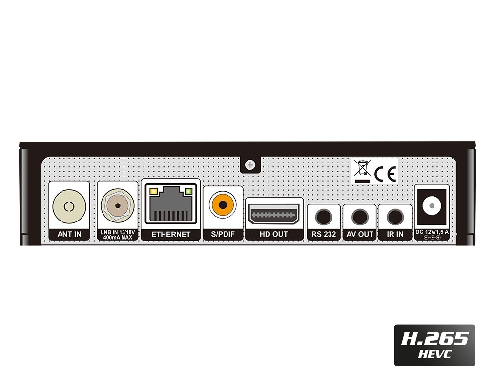 Edison Piccollino S2+T2/C Full HD Satelliten-Kabel-Receiver FTA HDTV DVB-S2/C/T2 (HDMI, AV, USB 2.0,Display,IR-Auge,CA,LAN) Deutsch vorpr.inkl.Wlanabel und HDMI Kabel