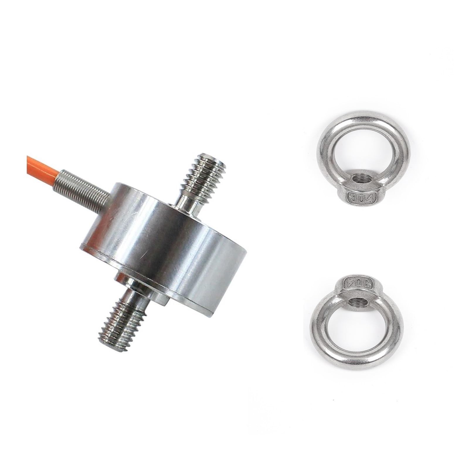 Mini Sensor de Fuerza de celda de Carga, Prueba de Fuerza de compresión, tensión, precisión de Fuerza: 0,02%. Acero Inoxidable.(0-20KG(M5))