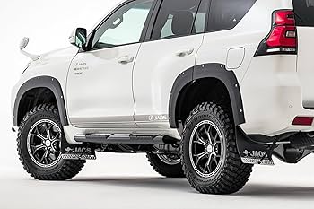 プラド150系 リアマッドガードレスキット 左右 ボルトオン 中古 プラド150系 リアマッドガードレスキット 左右 ボルトオン 中古