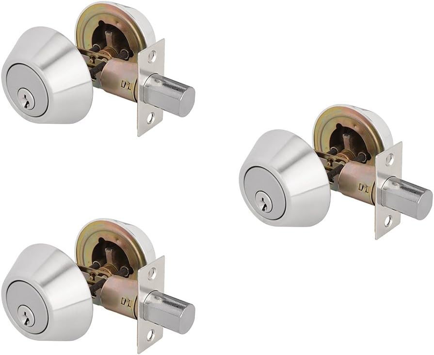 TOGU Double Cylinder Deadbolt Lock with Adjustable Backset,Front Door