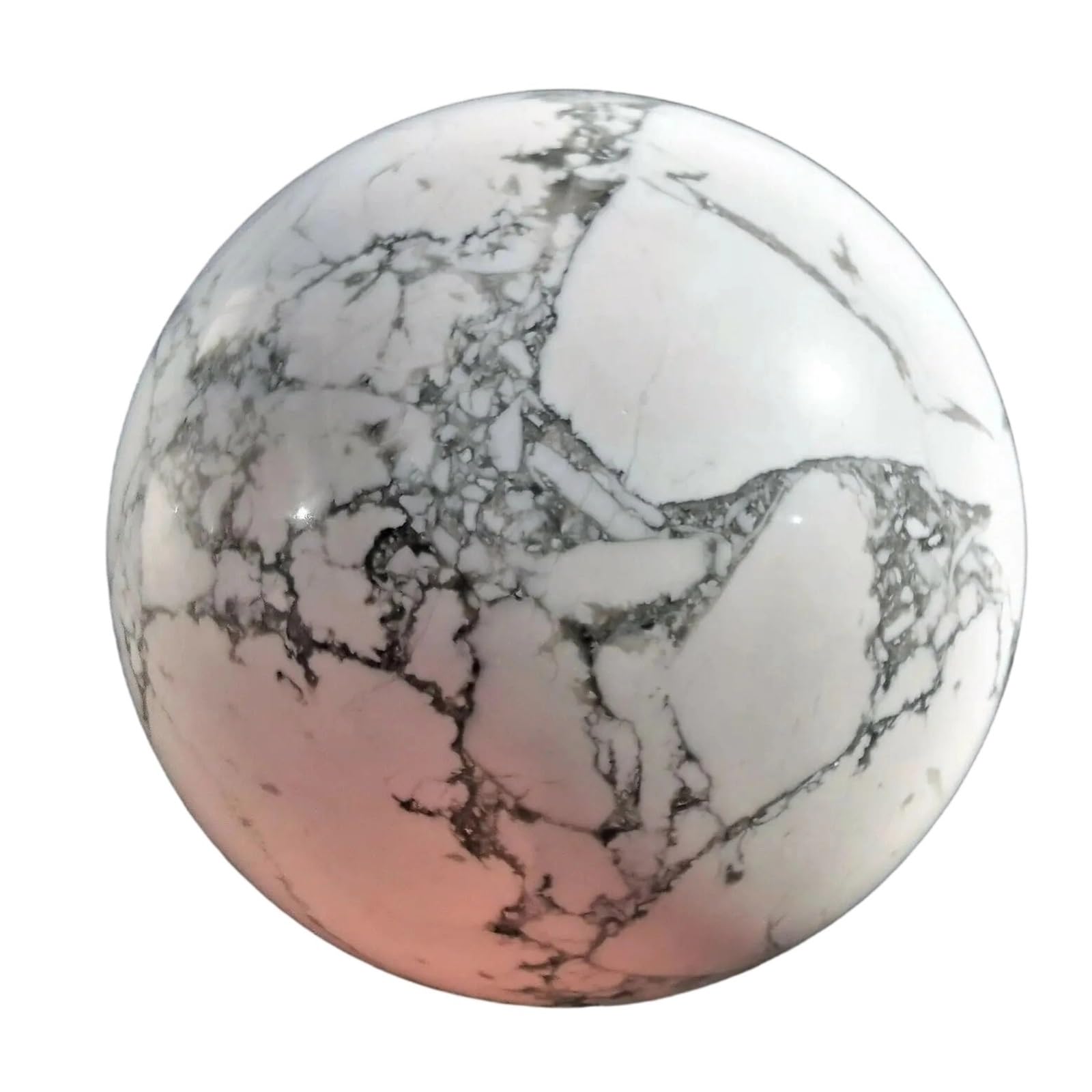HAOYUNS Beautiful Natural Sphere Polished Crystal Ball for Reiki Peace, Prosperity, Health & Happiness(200-300g)