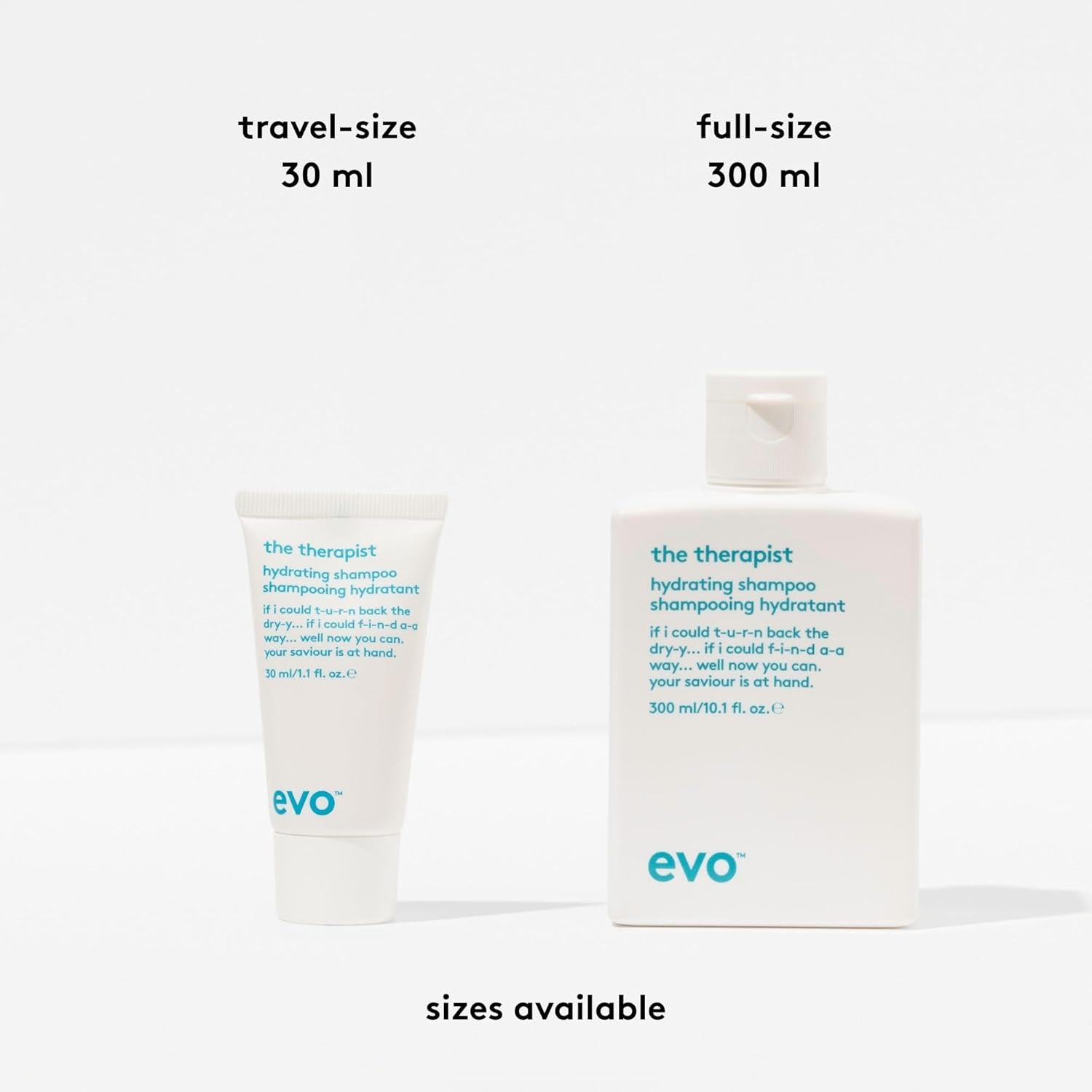 EVO The Therapist Hydrating Shampoo - Hydrates, Strengthen and Softens Whilst Improving Shine - Protects Colour Treated Hair, Helps to Detangle - Image 4