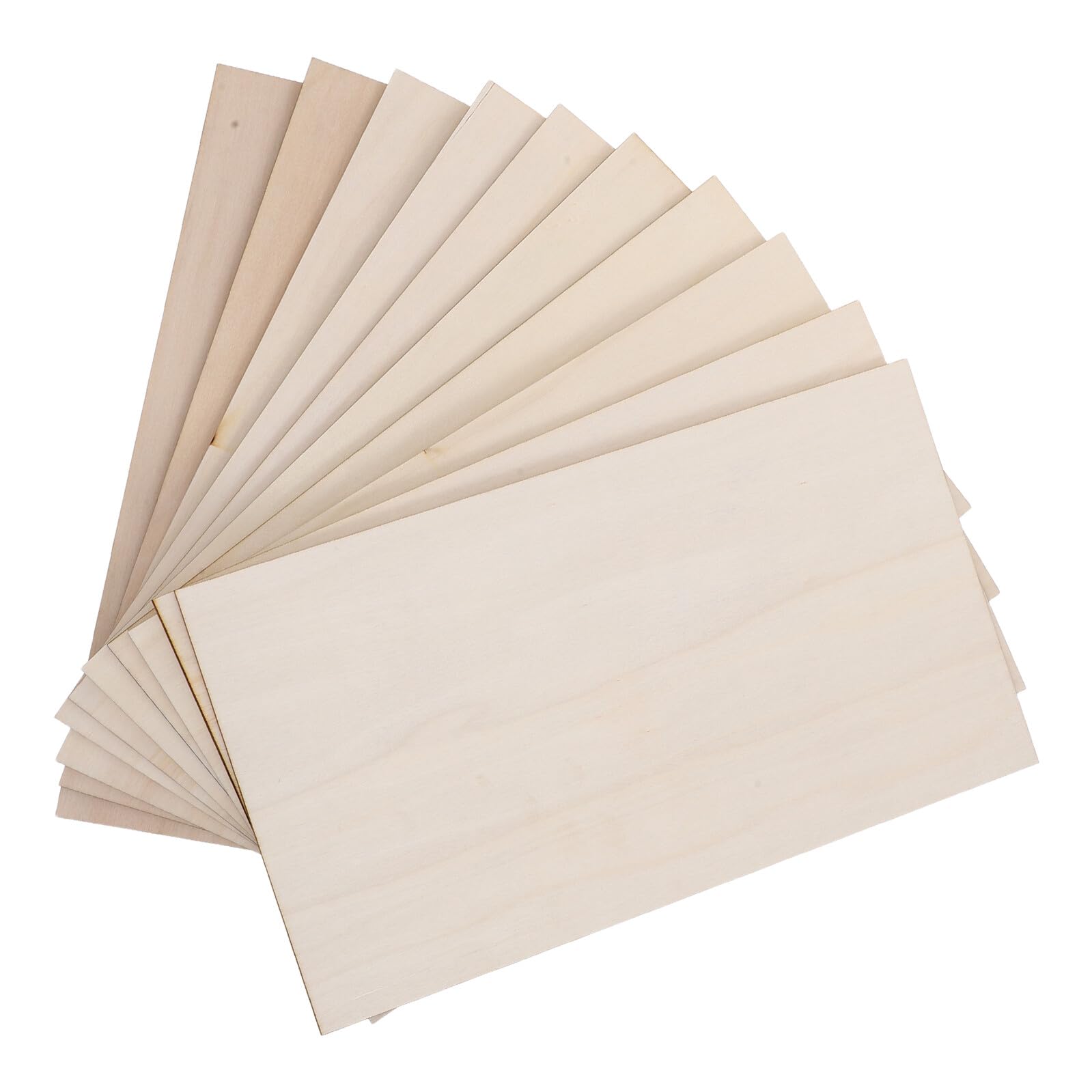 Unbehandelte Holzplatten 170x300x3mm, 10 Stück für Bastelarbeiten
