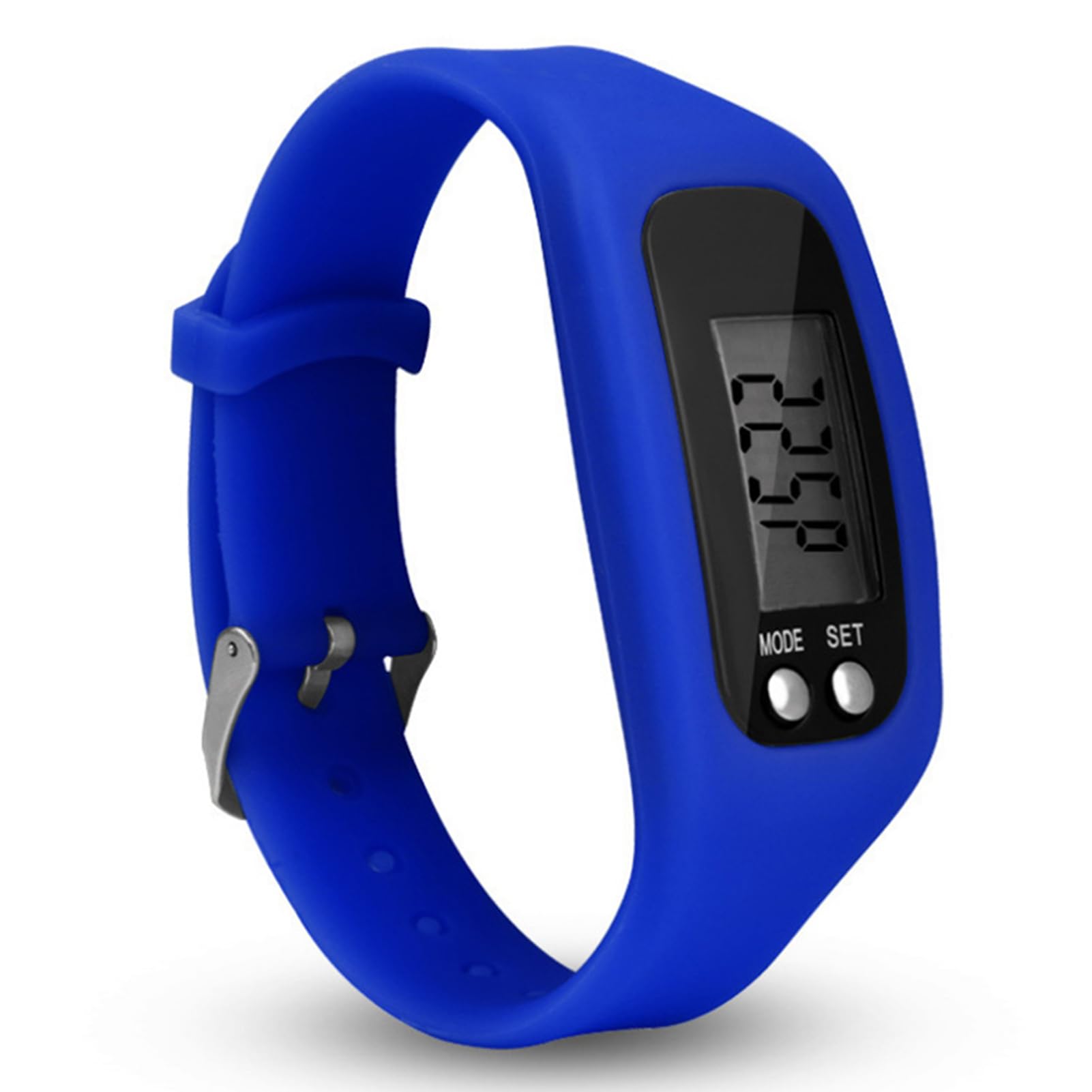 VALINK Step Counter Watch,LCD Display Pedometer Watch Smart Bracelet Watch,Walking Wrist Band Digital Step Counter Blue
