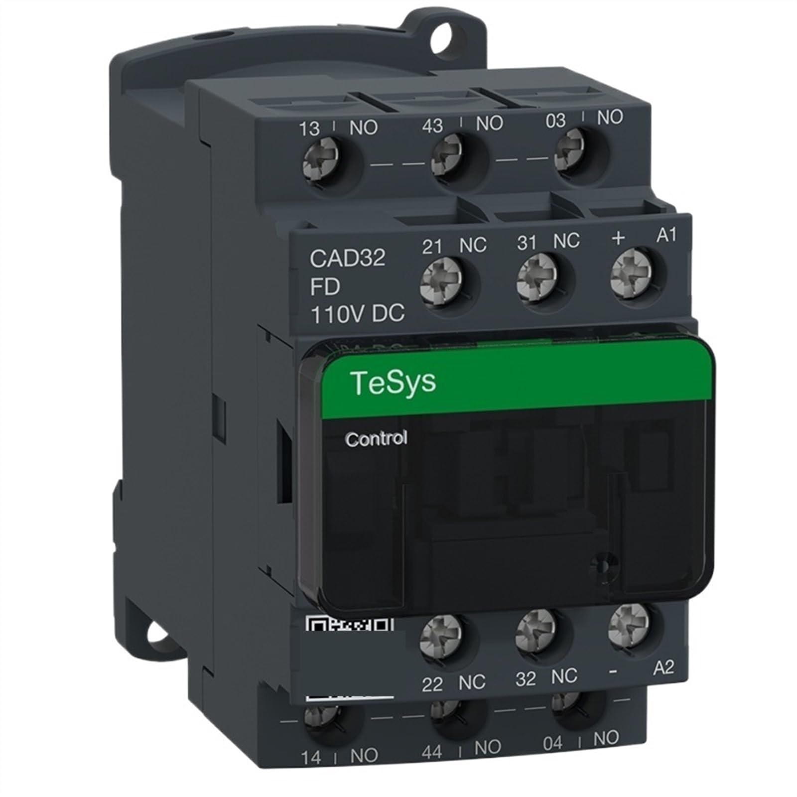 Relais CAD32FDC contacteur CC tripolaire Schneider TeSys 3NO 2NF 110V basse consommation