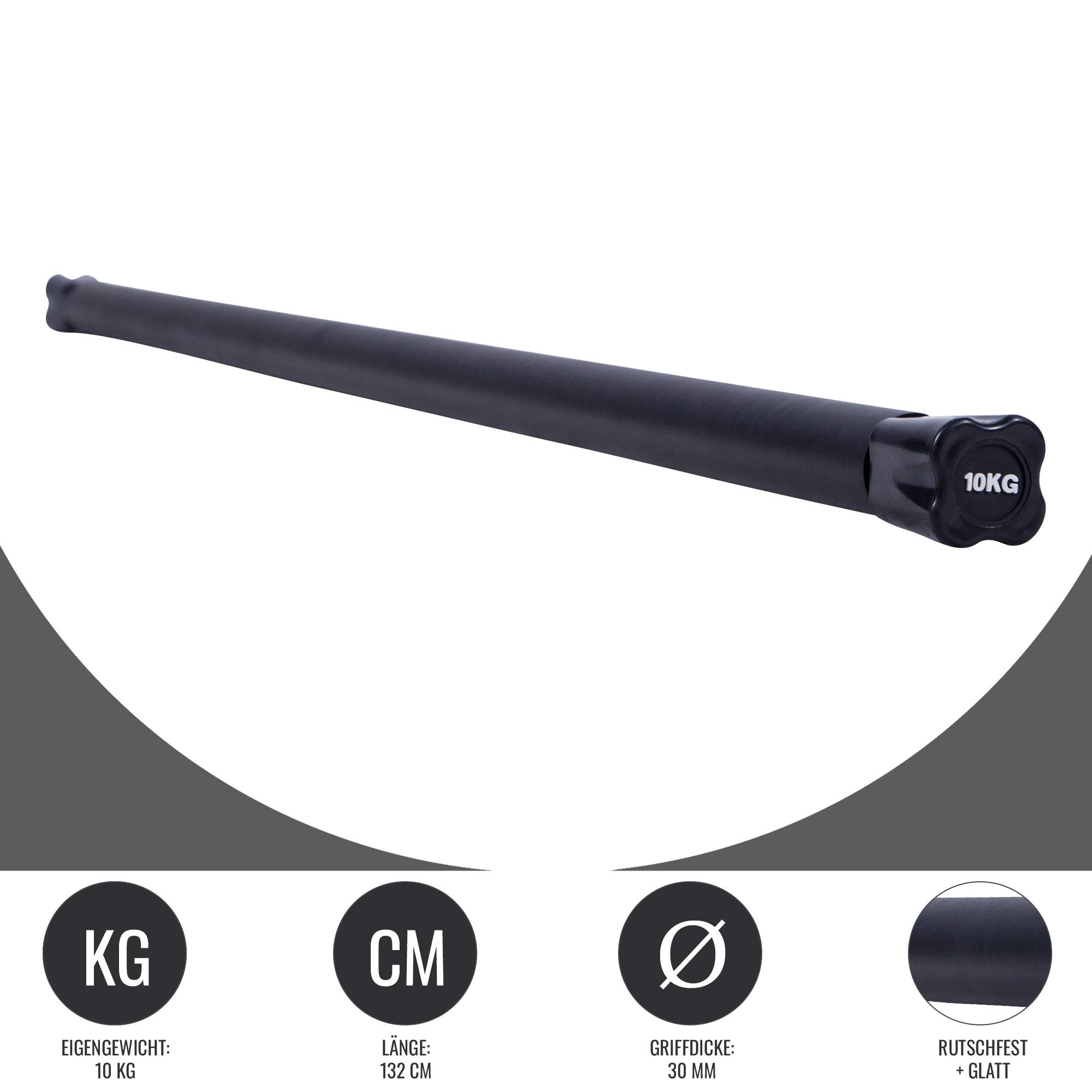 GORILLA SPORTS® Barres d'aerobic de 1 à 10 KG