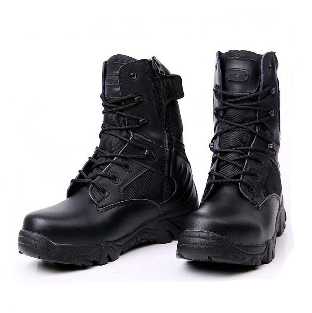 LiliChan Uomo Tactical Boots Delta zip laterale scarpe Militare Lavoro 8 pollici Army