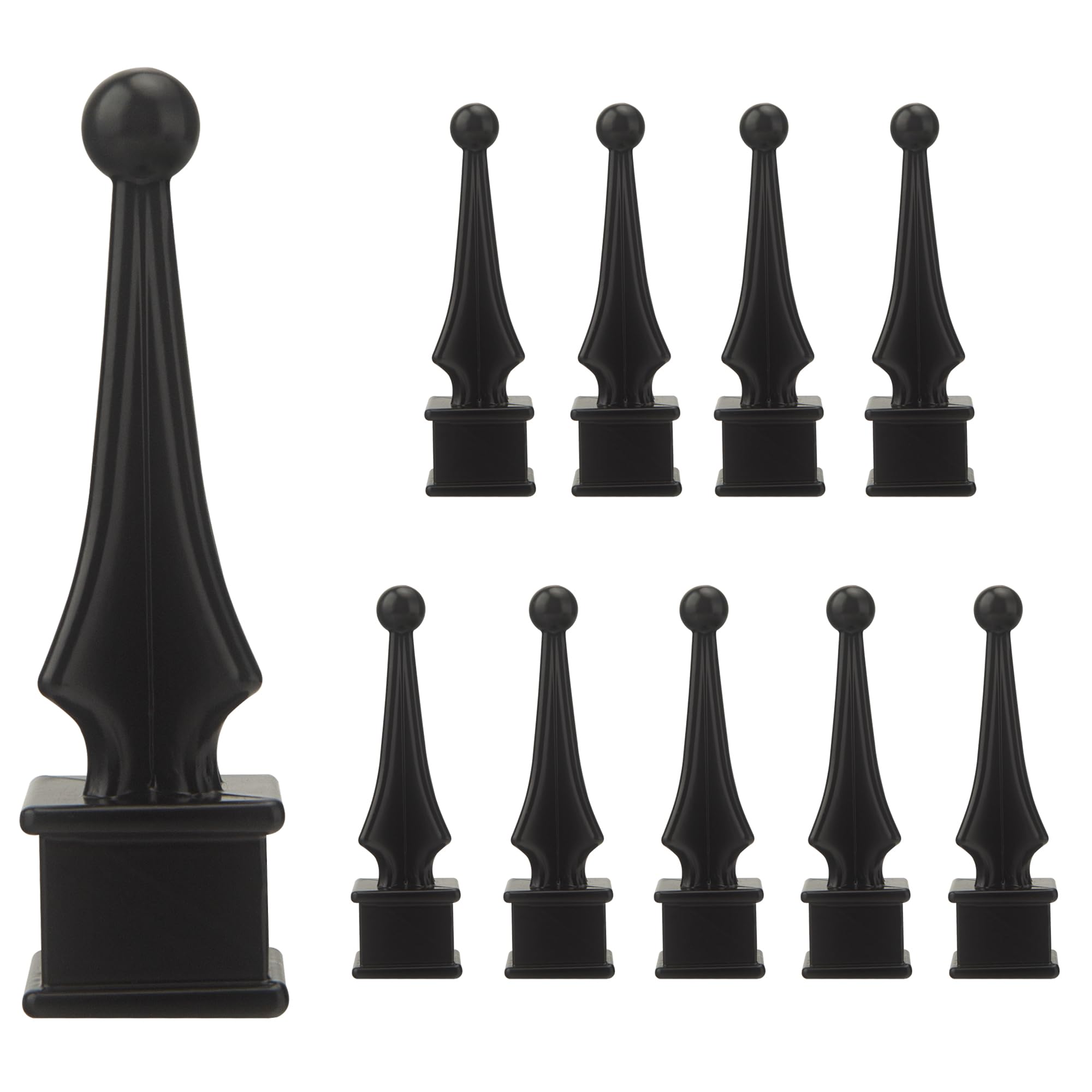 Amazon.com : ZXNhome 10pcs Metal Fence Finials Fits 3/4