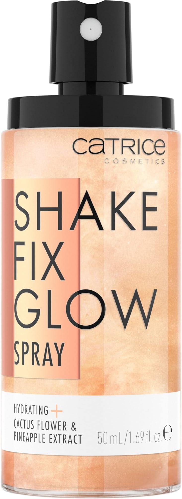 Catrice Shake Fix Glow Spray, moisturizing/hydrating, fixing, refreshing, translucent (50ml)