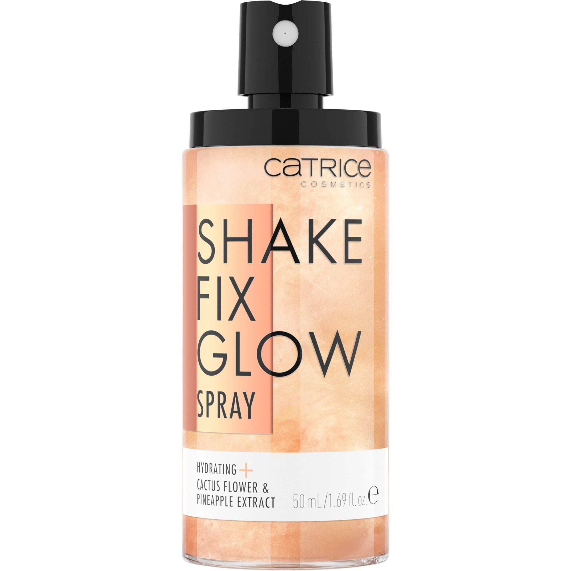 Catrice Shake Fix Glow Spray, moisturizing/hydrating, fixing, refreshing, translucent (50ml)