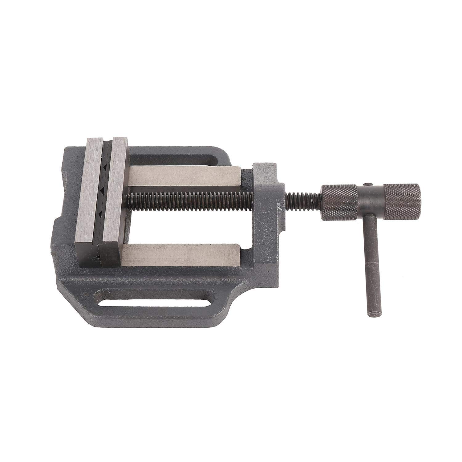 TOPWAY Étau pour Perceuse à Colonne 5" 125mm Précision professionnelle Type Allemand Pilier Banc Perceuse Étau pour Atelier Fraiseuse Machines 403265