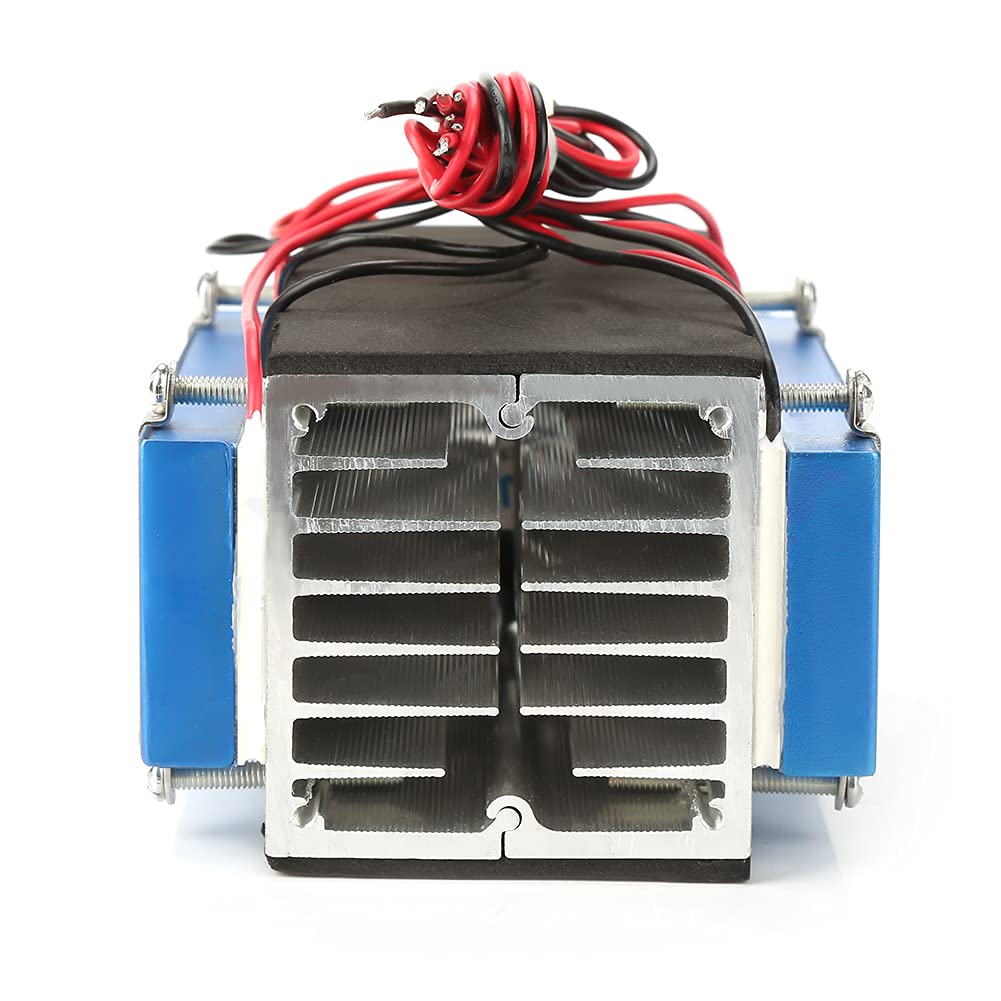Fafeicy Raffreddatore a Semiconduttore, Condizionatore d'aria Mini Peltier 12V, Efficiente Dispositivo di Dissipazione del Calore per Piccoli Spazi, Kit di Circolazione dell'acqua Fai-da-te (6