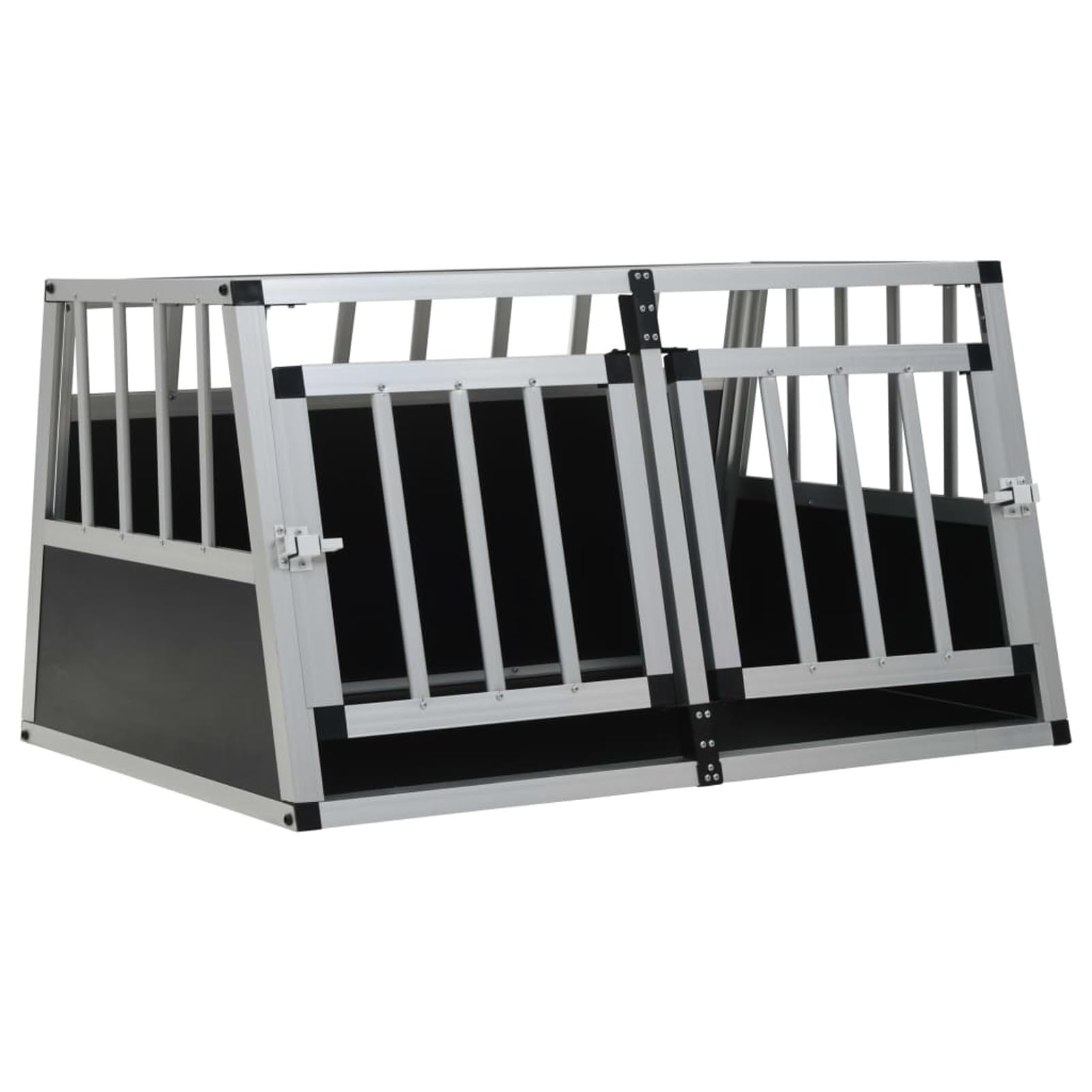 LAPOOH Trasportino per Cani con Doppia Porta 89x69x50 cm,Articoli per Animali,Animali Domestici - Articoli,Articoli per Cani,Casette per Cani(SPU:170667)