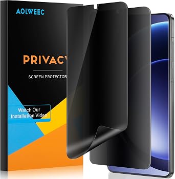 [2 Pack] OnePlus 15 Privacy Screen Protector, Case Friendly, Anti-Spy, Ultrasonic Fingerprint Support, Full Adhesive Flexible Film for OnePlus 15 5G - Bubble Free, Scratch Resistant