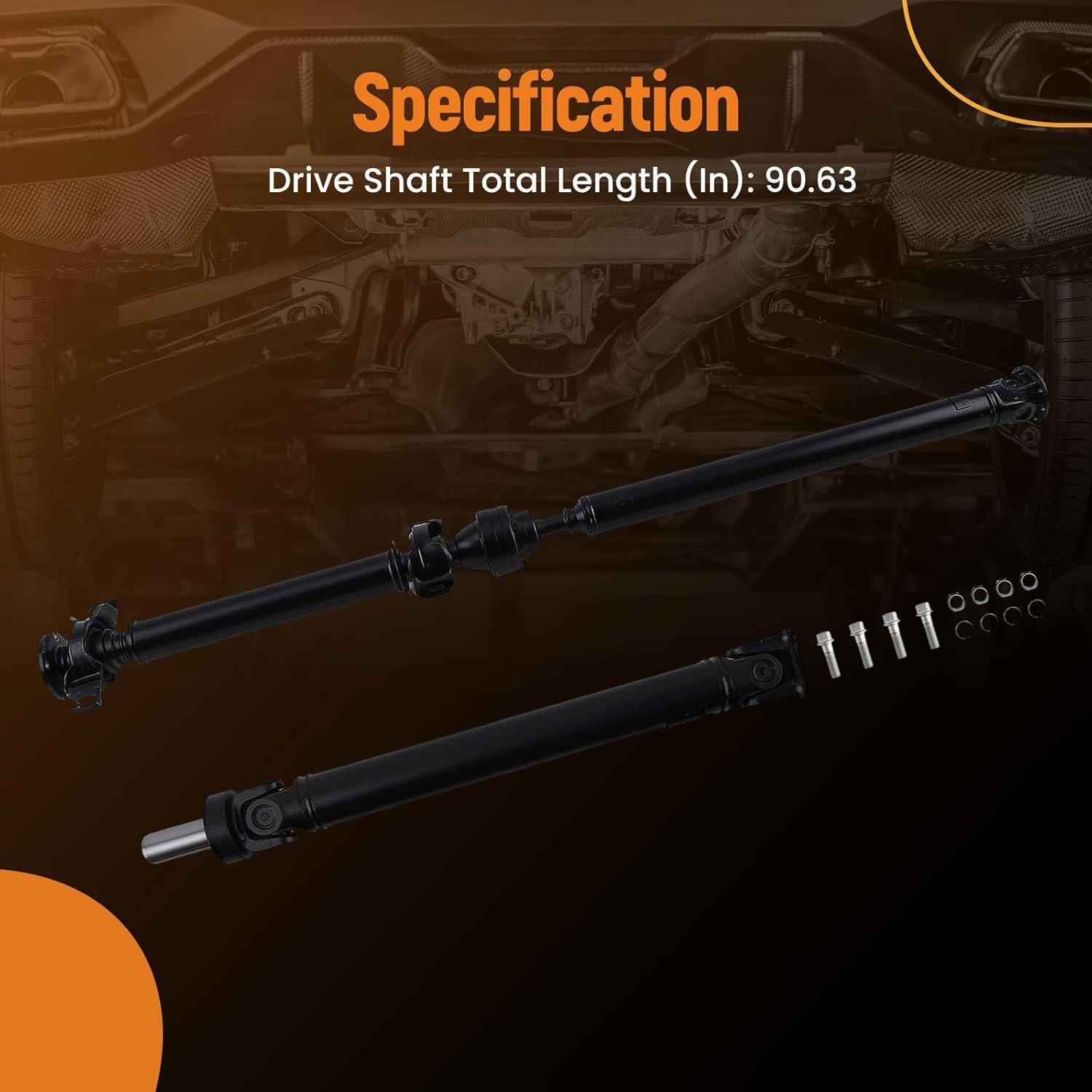 maXpeedingrods 90.63" Rear Drive Shaft Prop Shaft Driveshaft Assembly for Toyota Venza 2009-2014 Sport Utility 2.7L 3.5L Replace# 37100-33030, 936-795
