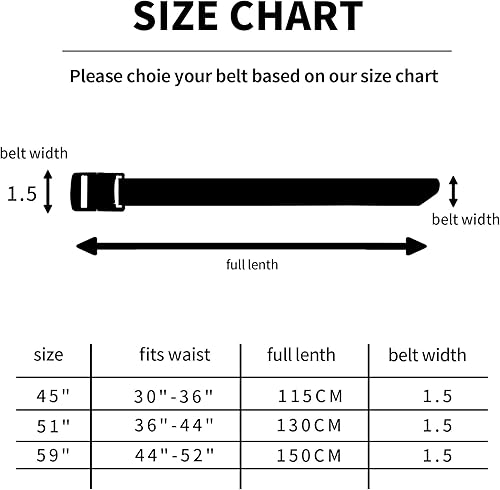 Miniatura 9 de TACTICAL BIRD Mens Nylon Belt Tactical Belts Breathable Webbing Canvas Belt with Buckle