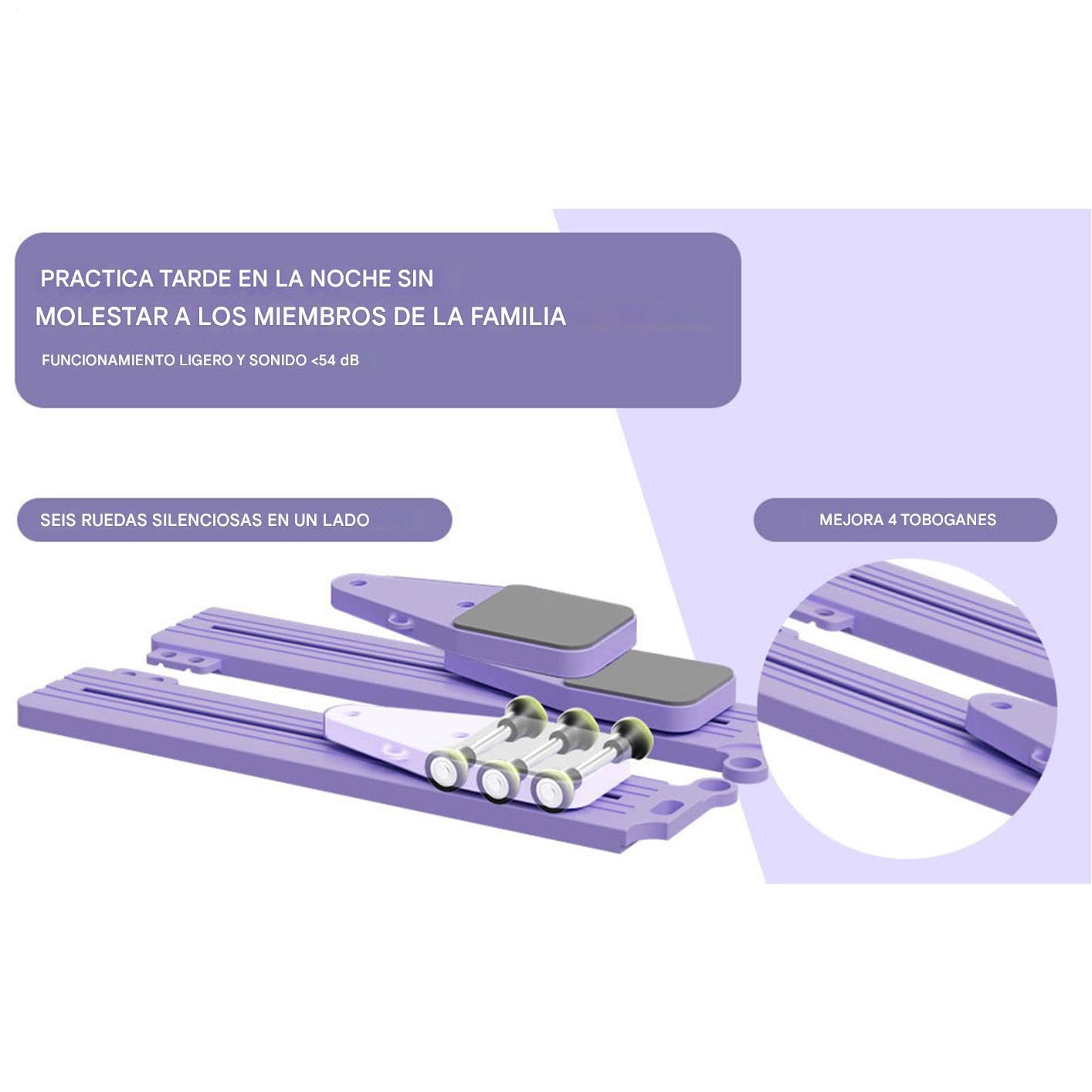 Pilates Reformer Pieghevole Multifunzionale Macchina per Allenamento | Strumento Esercizio Per Allenamento Equilibrio Rafforzamento Muscolare E Addome