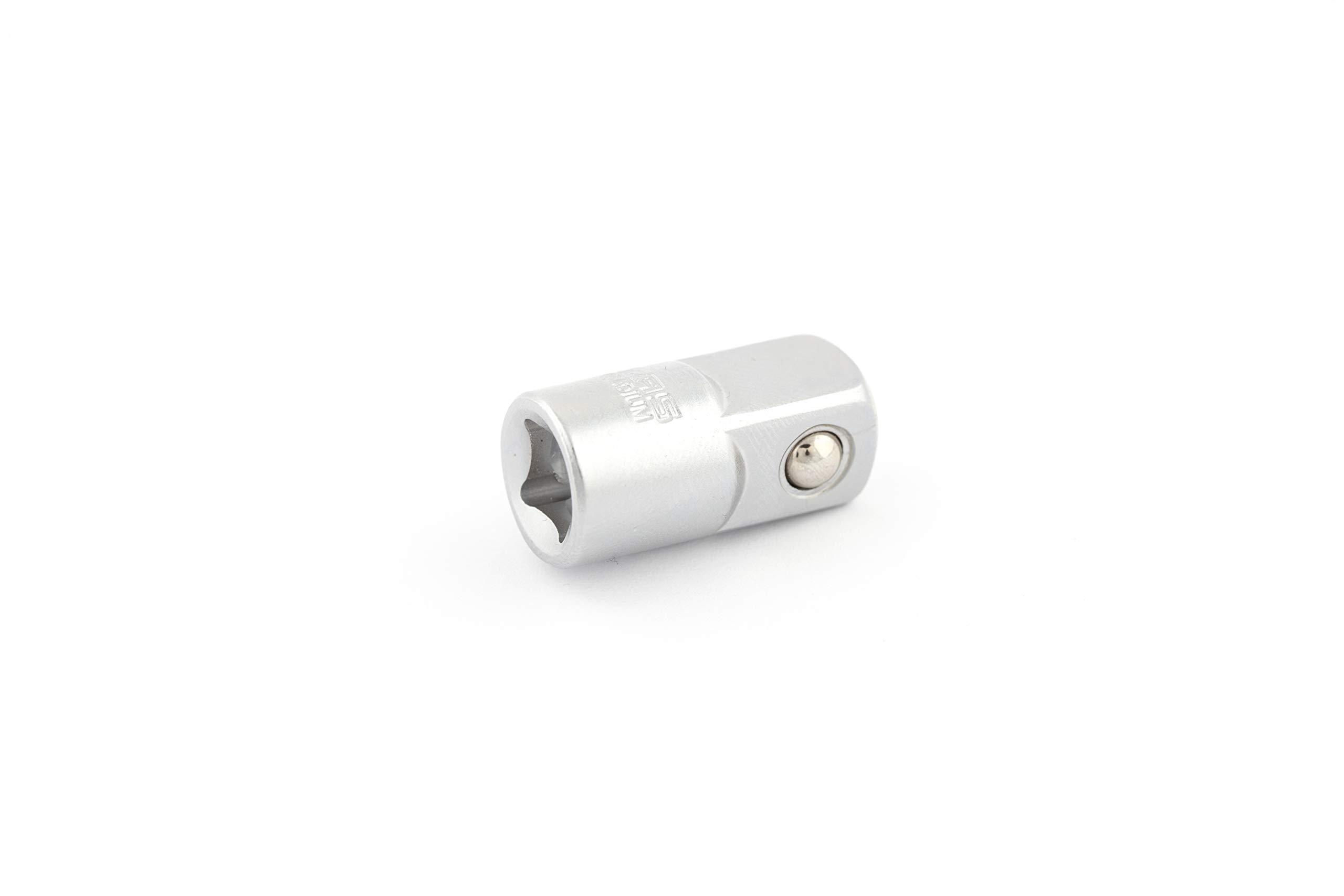 Izeltaş 1507060004 Lokma Adaptörü, Krom, 1/4"F X 3/8"M