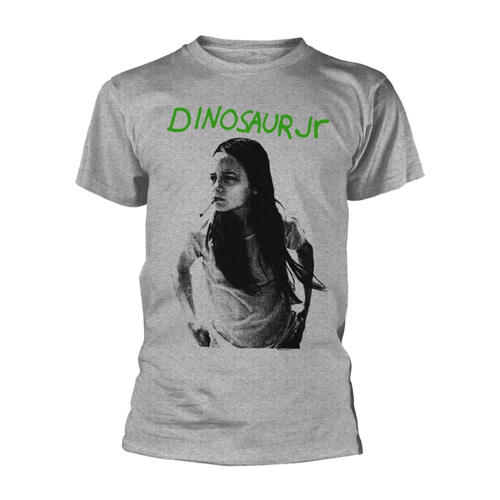 Rock Off Officially Licensed Products Men's Grey Dinosaur Jr Green Mind (Grey) Official Tee T-Shirt Unisex (Large)
