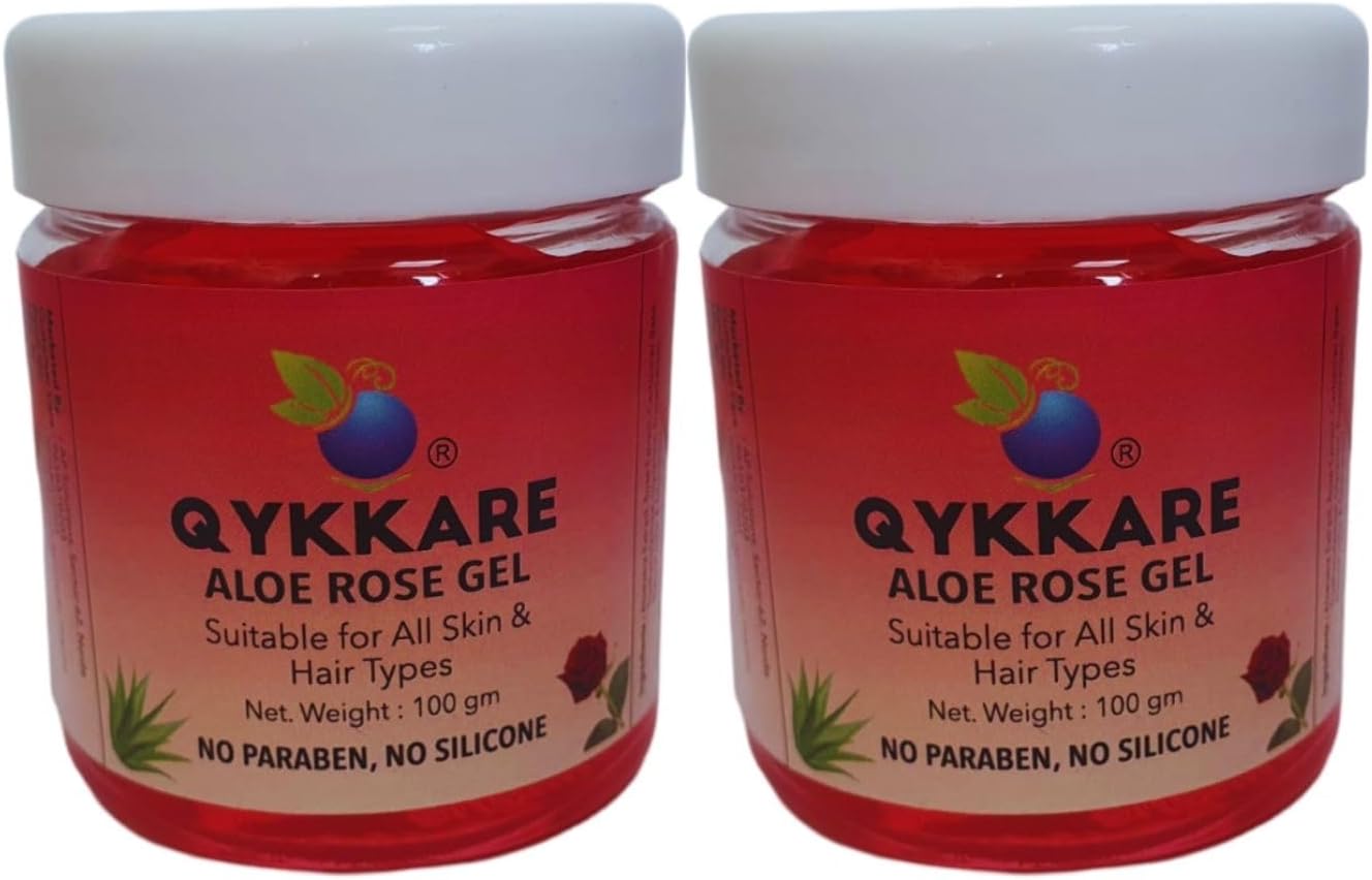 Aloe Rose Gel for skin hydration & youthful glowing skin 100gm × 2