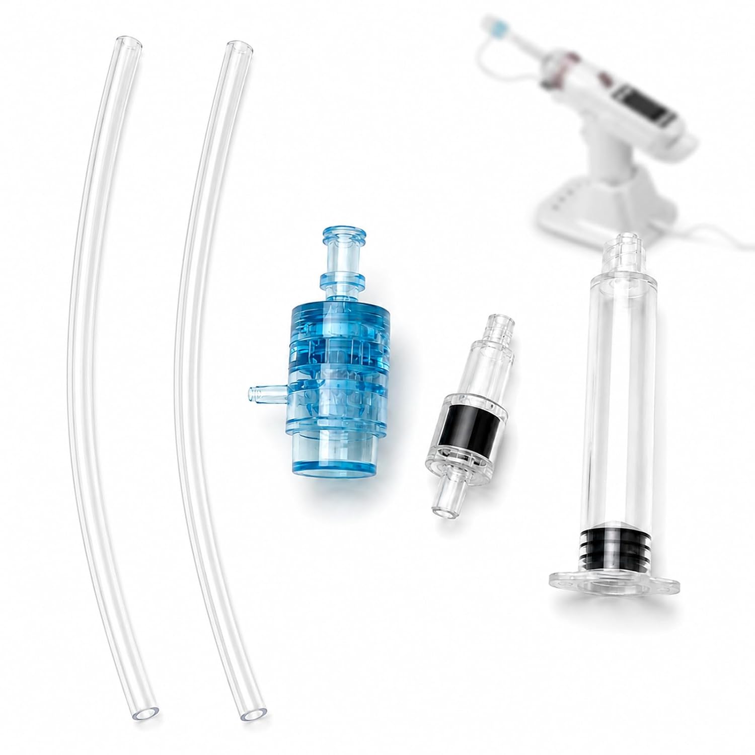 5-in-1 Beauty Equipment Replacement Kit, Tubes Filter Connector