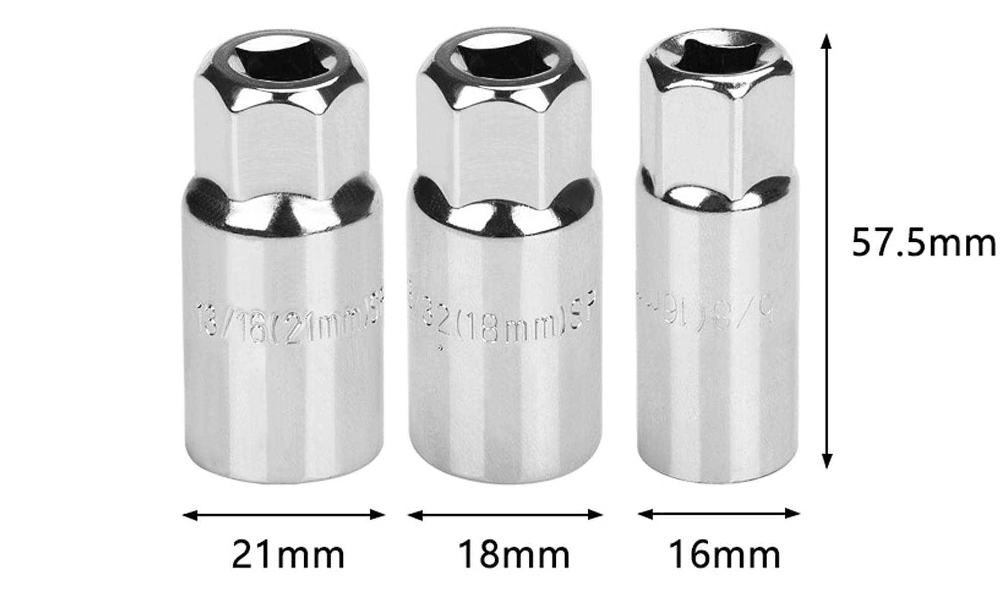 Clé à bougie double 16/18mm (long 70mm) - Outillage pour SoleX - Pièces