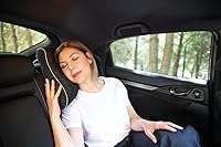 Vista 8 de alkamto Almohada de espuma viscoelástica cómoda para viajes y campamentos, bolsa portátil fácil de llevar, funda de almohada con regulación