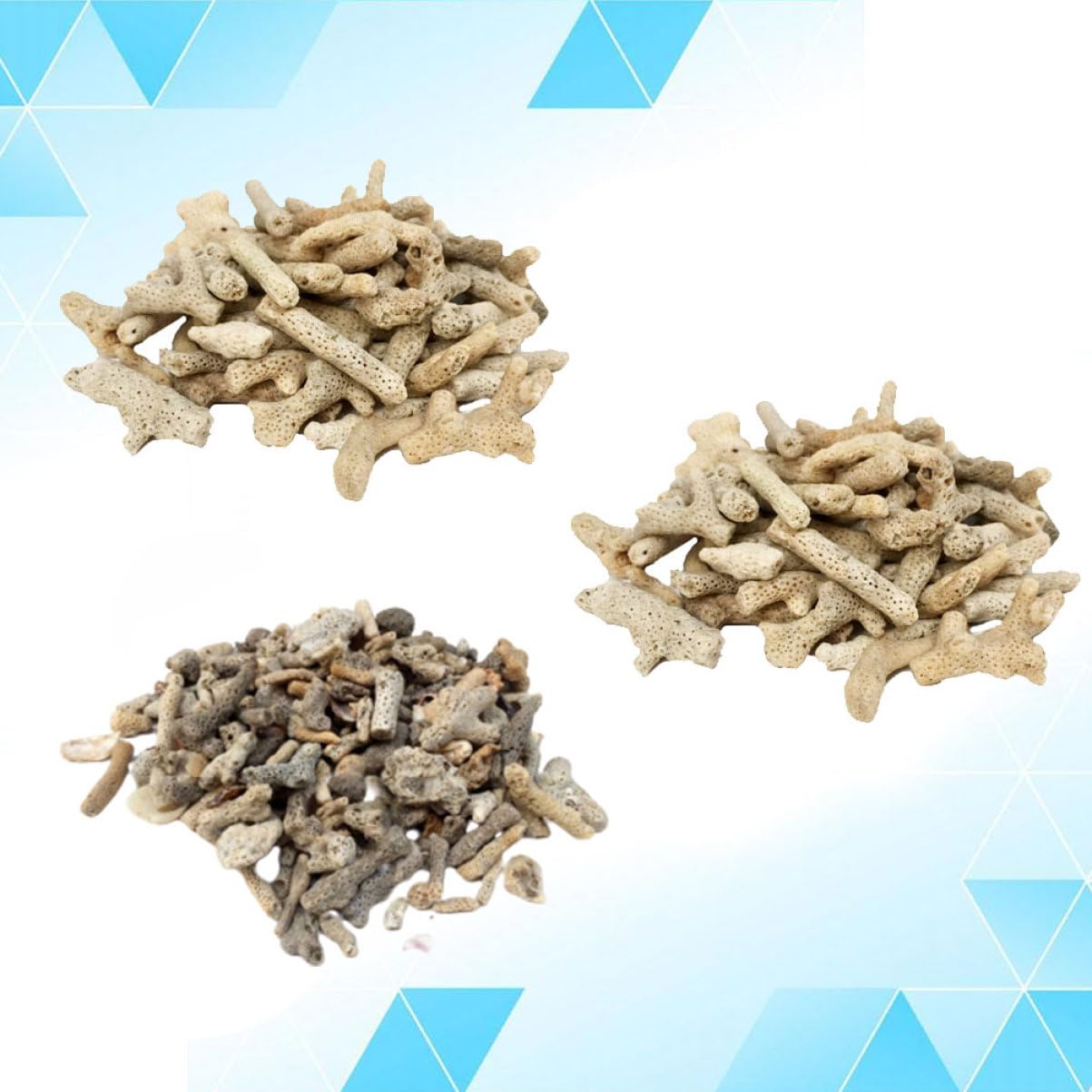 Yardwe Filtration Coral Sand 2-6cm Fish Tank Xs for Ornamental Fish Shrimp Habitats