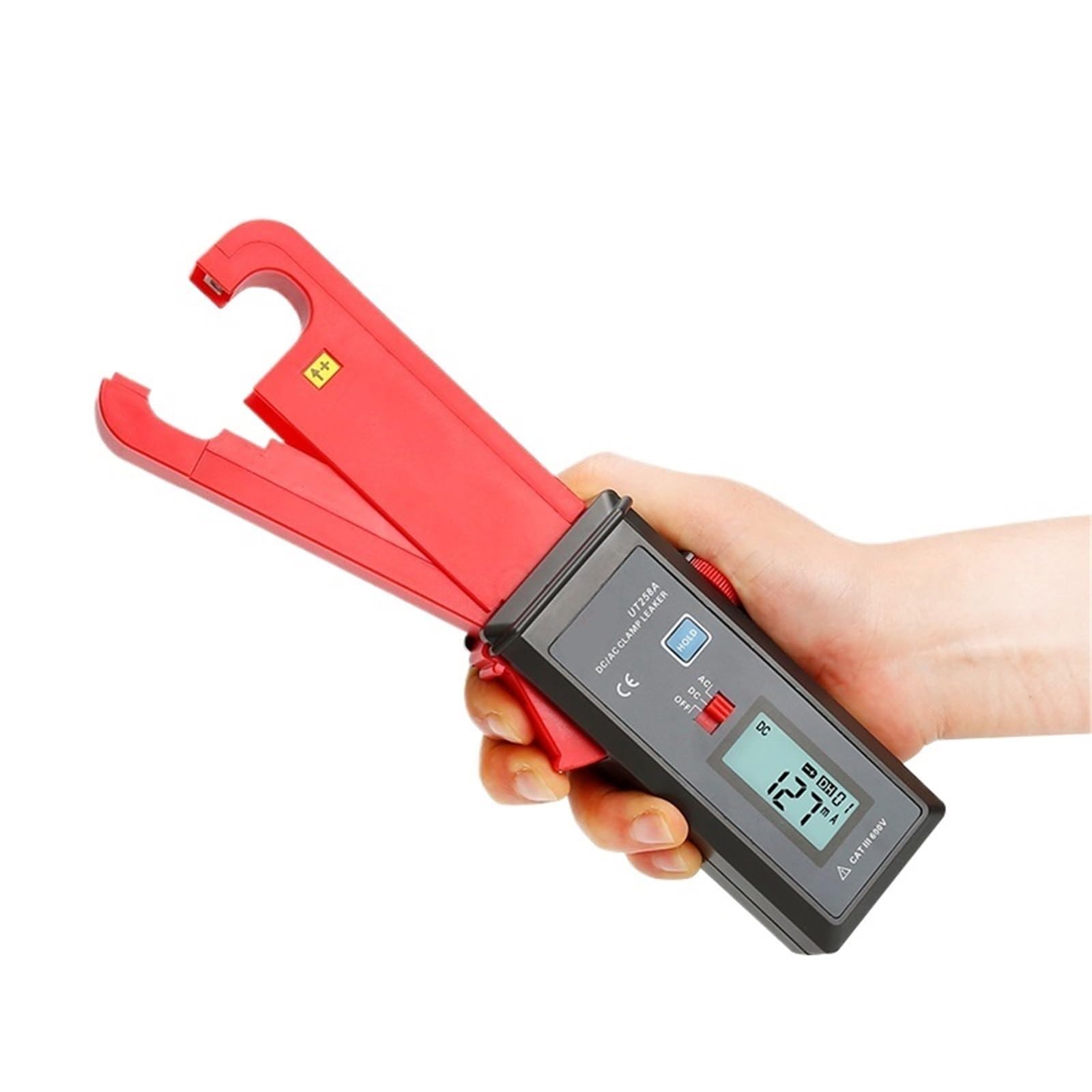1 pz Pinza amperometrica for perdite UT258A 60 A Pinza amperometrica digitale a pinza amperometrica con portata automatica