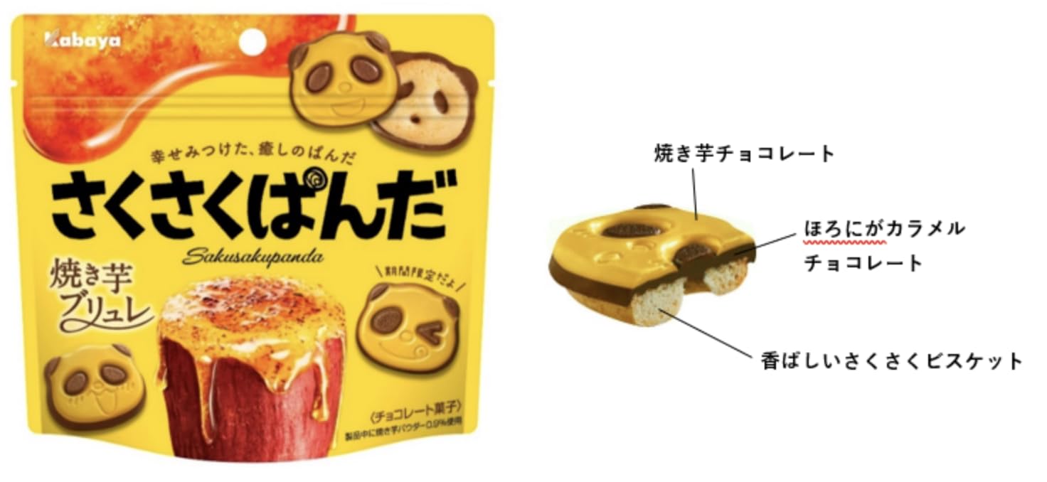 Amazon | OKURUX [4種計8個] カバヤ さくさくぱんだ 4種アソートセット 
