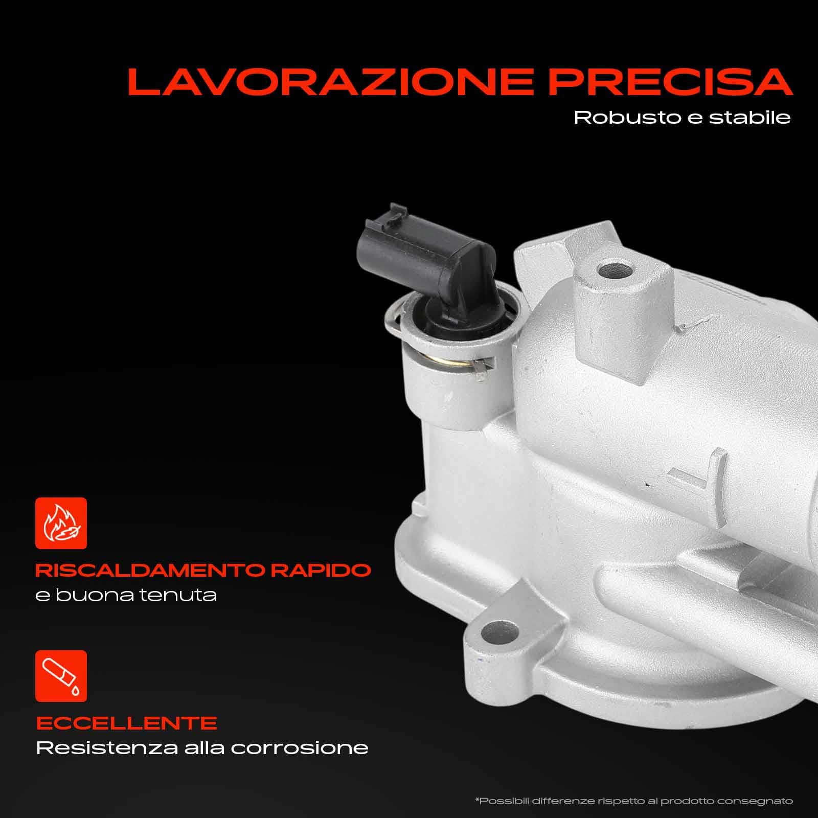 Frankberg Termostato del liquido di raffreddamento 92°C a 2 Poli | 6132000015, Compatibile con: Classe C Modello T S203, Classe E, modello T, S210, CLK C209, Classe E W210, Classe CLC CL203