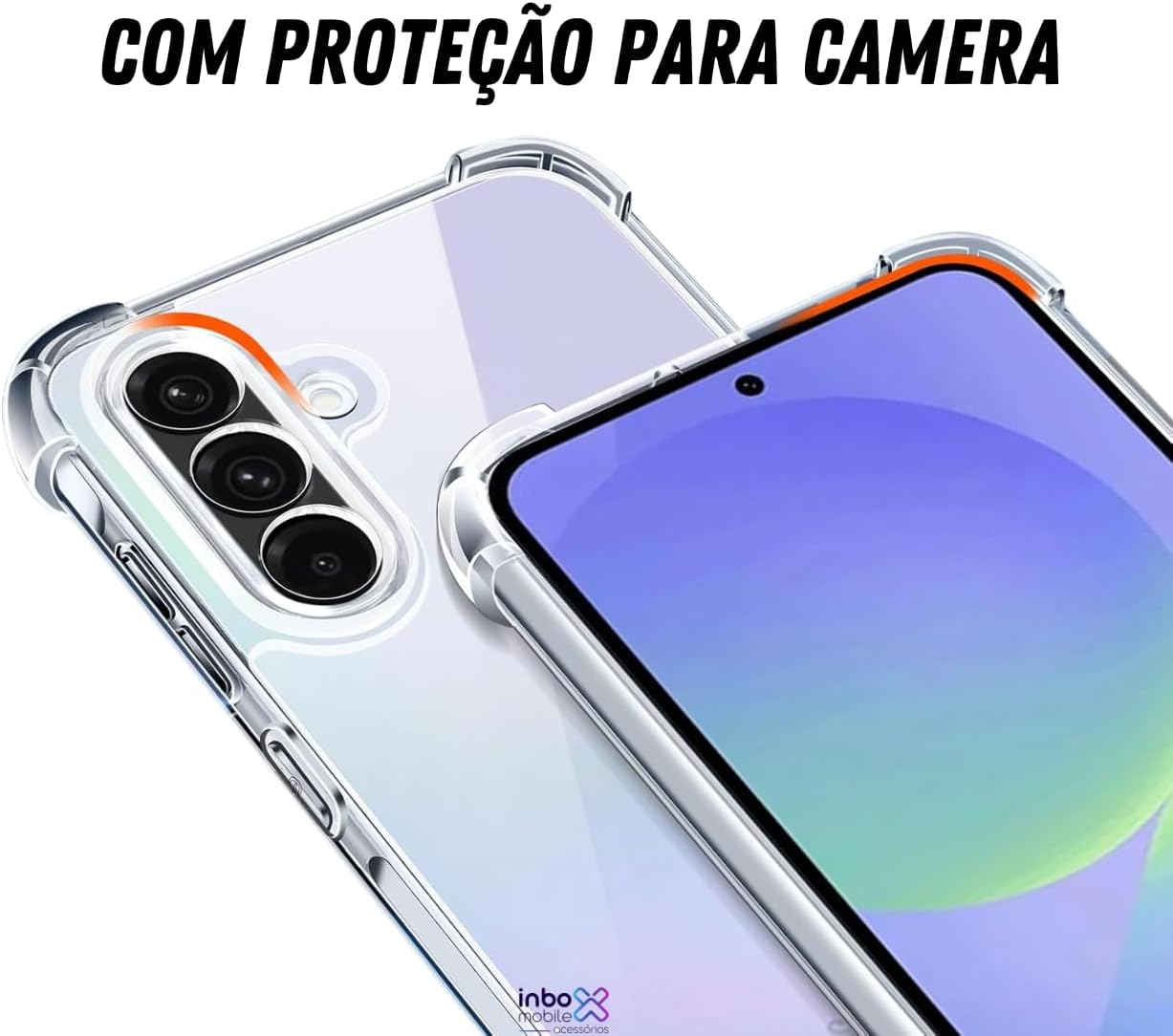 Capa Capinha Anti queda para Samsung Galaxy A56 + Pelicula 3D premium