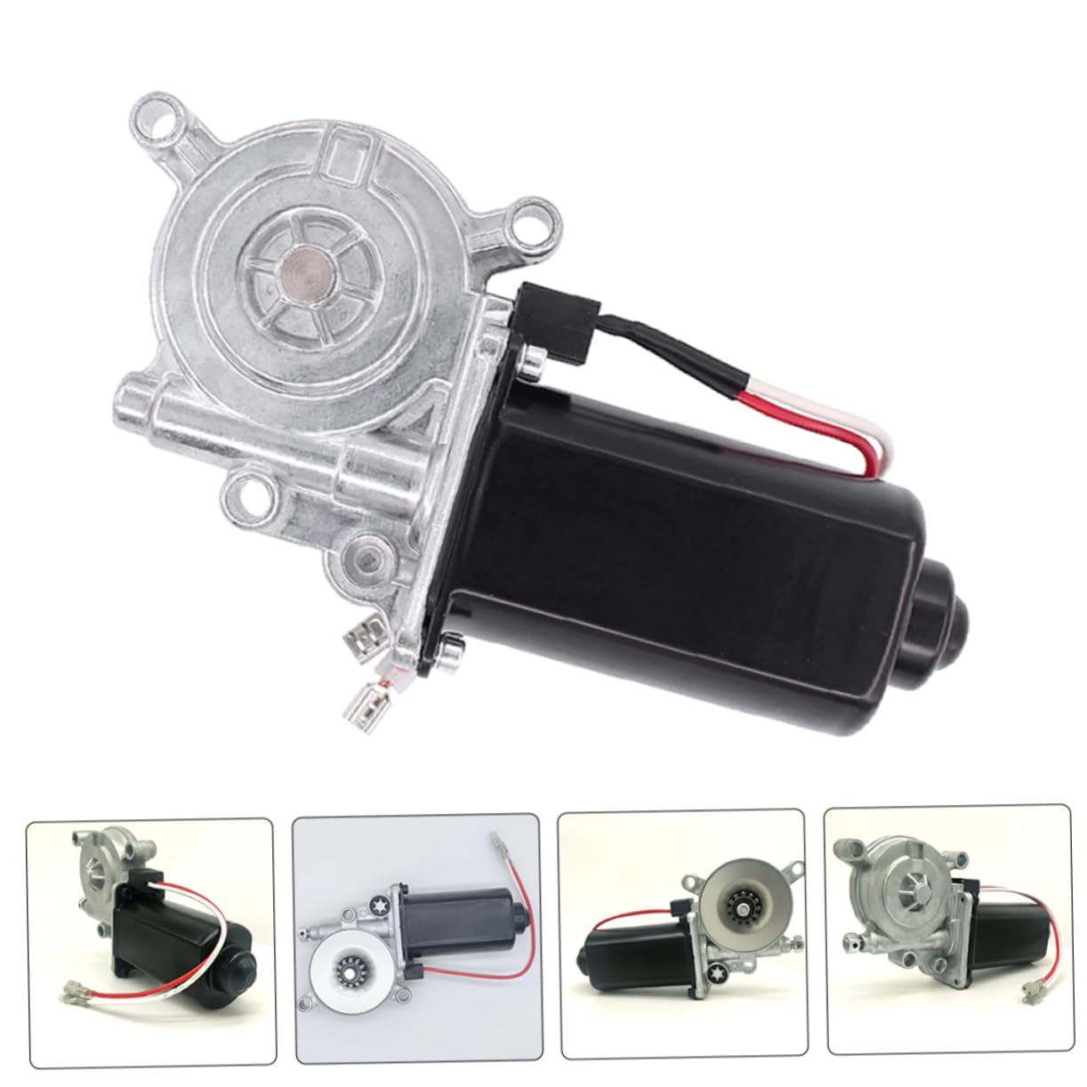 Cabilock Motor de Toldo Eléctrico para Autocaravana Conector Práctico, Material de Hierro y Plástico, Reemplazo Versátil para Instalación DIY en Toldos de Camping