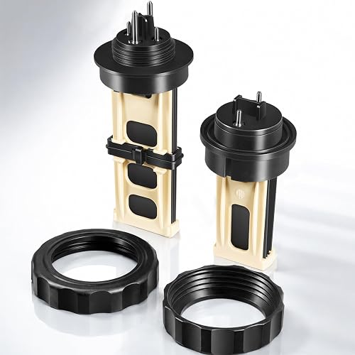 13043 & 12875 Electrode Replacement for Intex ECO20110-2, Compatible with Krystal Clear Pool Systems 26377EH 26679EG, Titanium Electrode Kit, for Pools Up to 15000 Gal, Direct Fit Plug and Play
