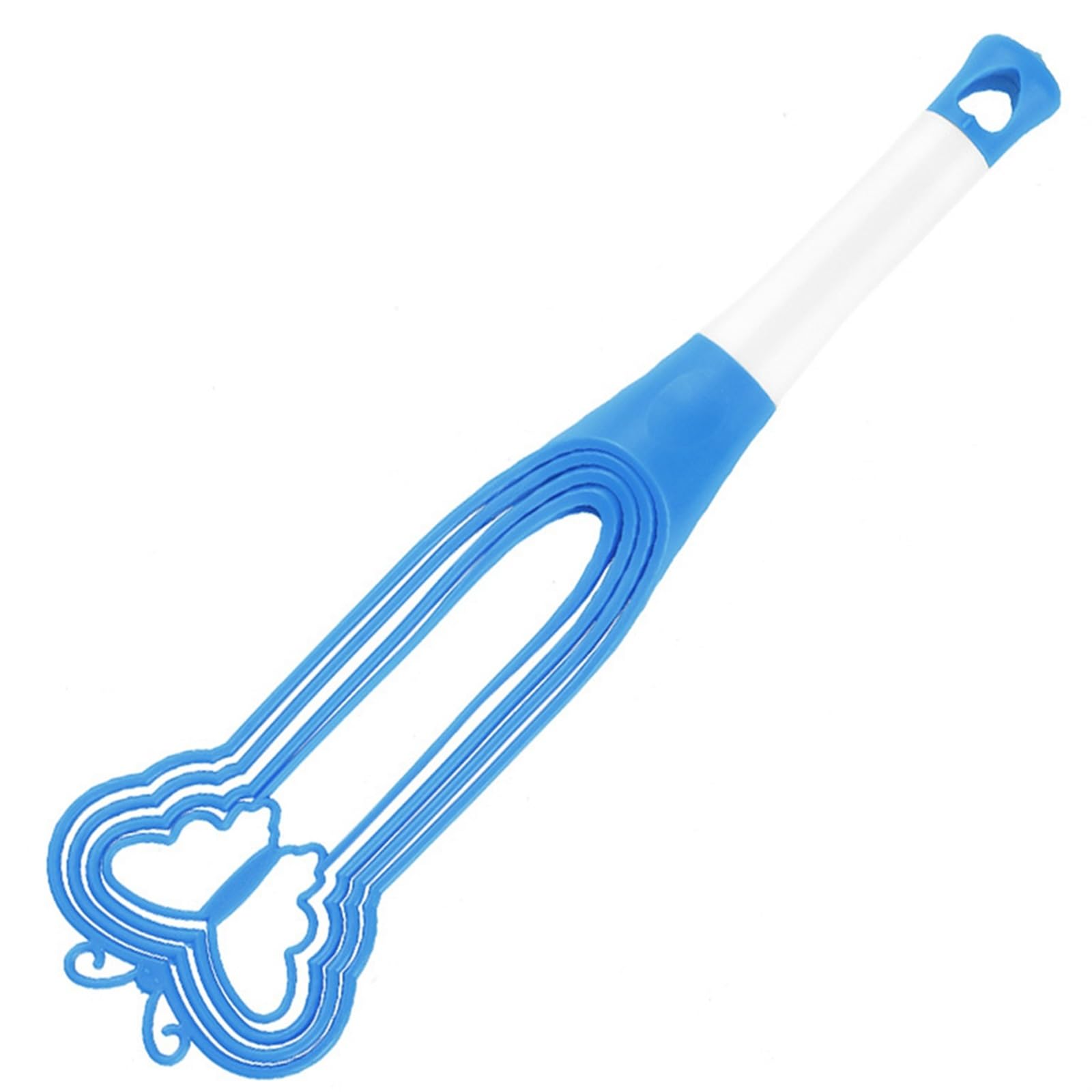 Frusta da cucina pieghevole manuale per uova frusta da forno per frullare uova a mano frullatore da cucina schiumatore per cucinare frullatore (blu)