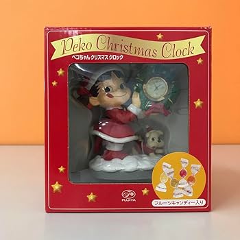 Amazon.co.jp: 不二家 ペコちゃんクリスマスクロック シリアルナンバー